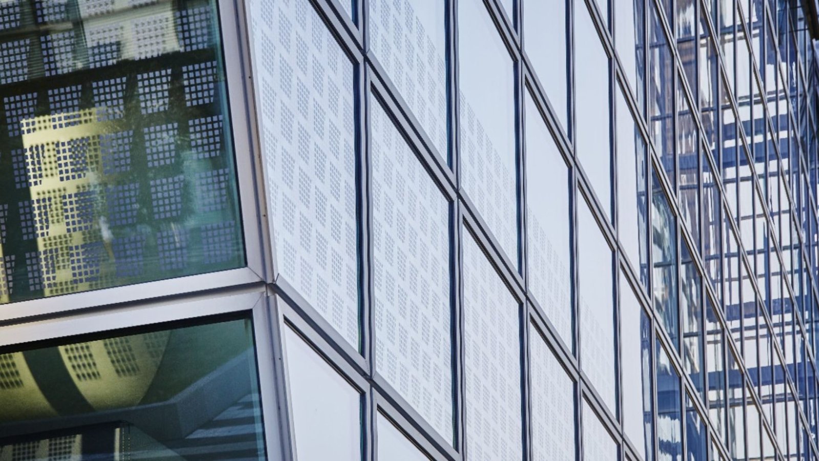 Custom architectural glass installation