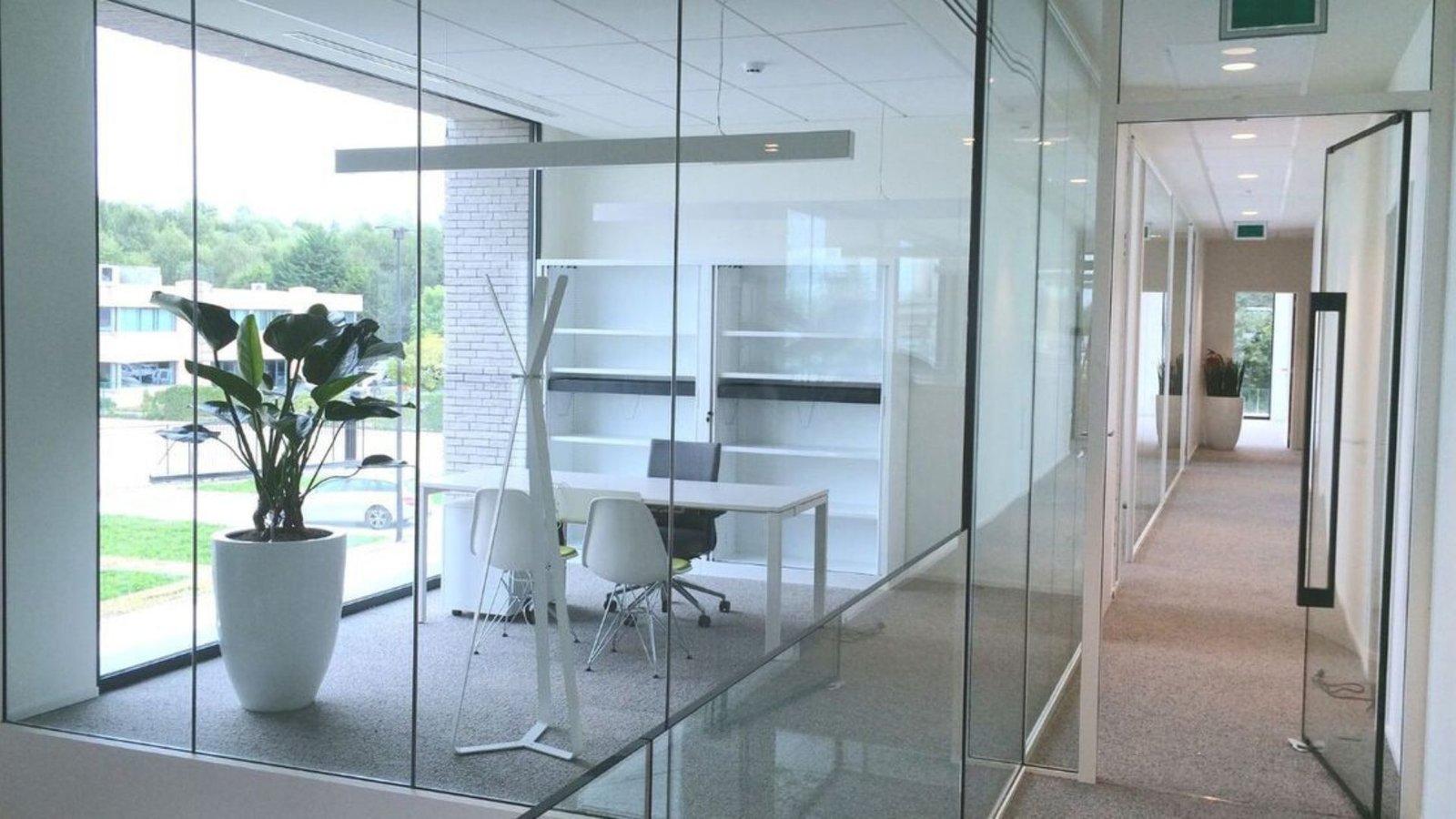 Fire-rated doors and partitions